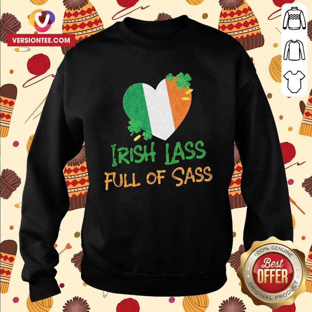 Official Irish Lass Full Of Sass Shirt