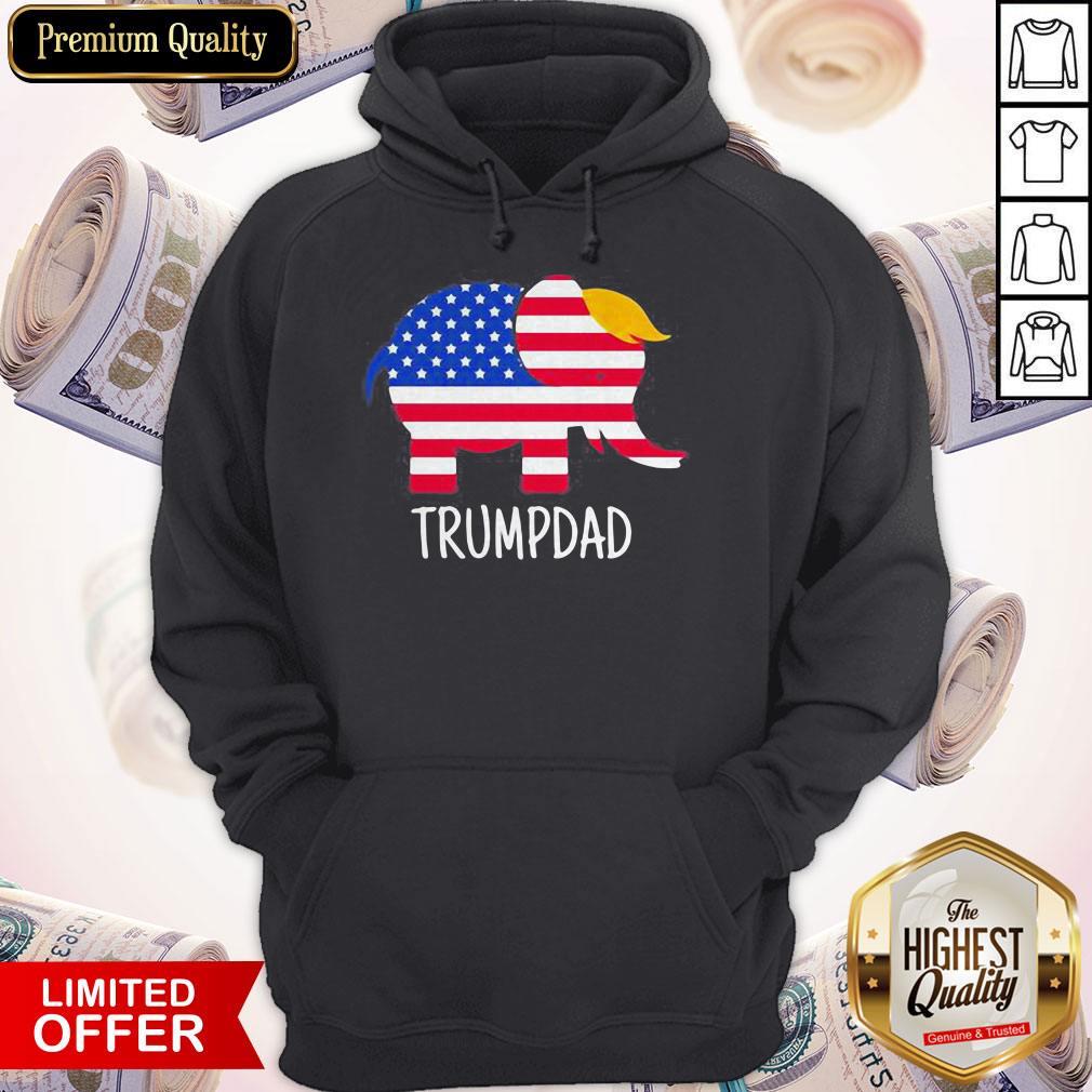 Official Trumpdad Trump Elephant American Flag Shirt