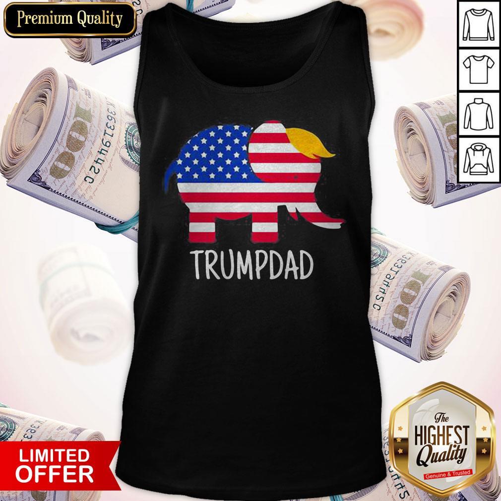 Official Trumpdad Trump Elephant American Flag Shirt