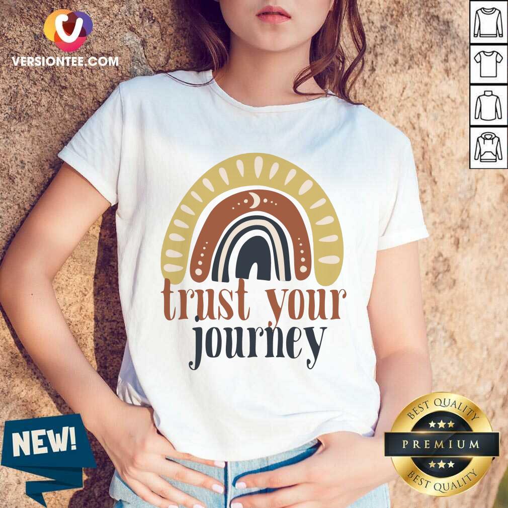 Perfect Womens Yoga Trust Your Journey Shirt