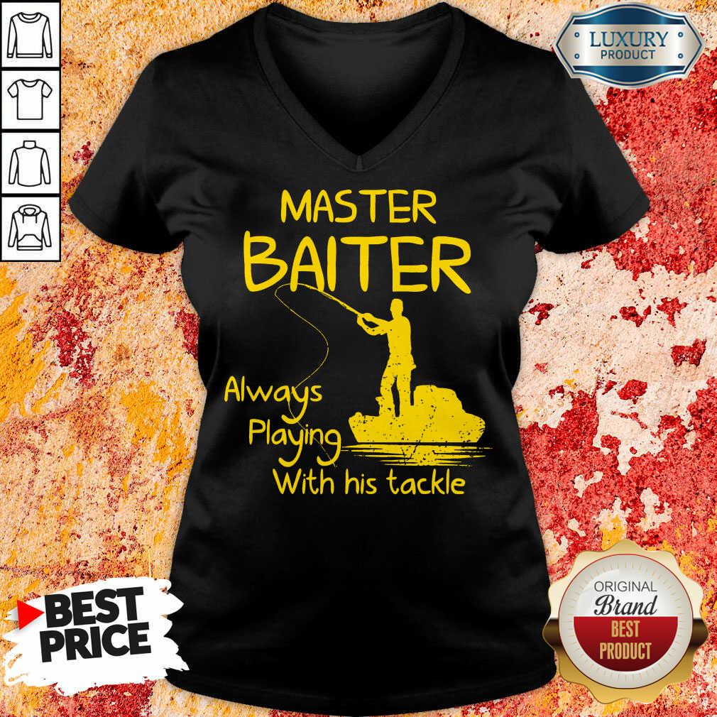 Playing Fishing The Master Baiter Shirt