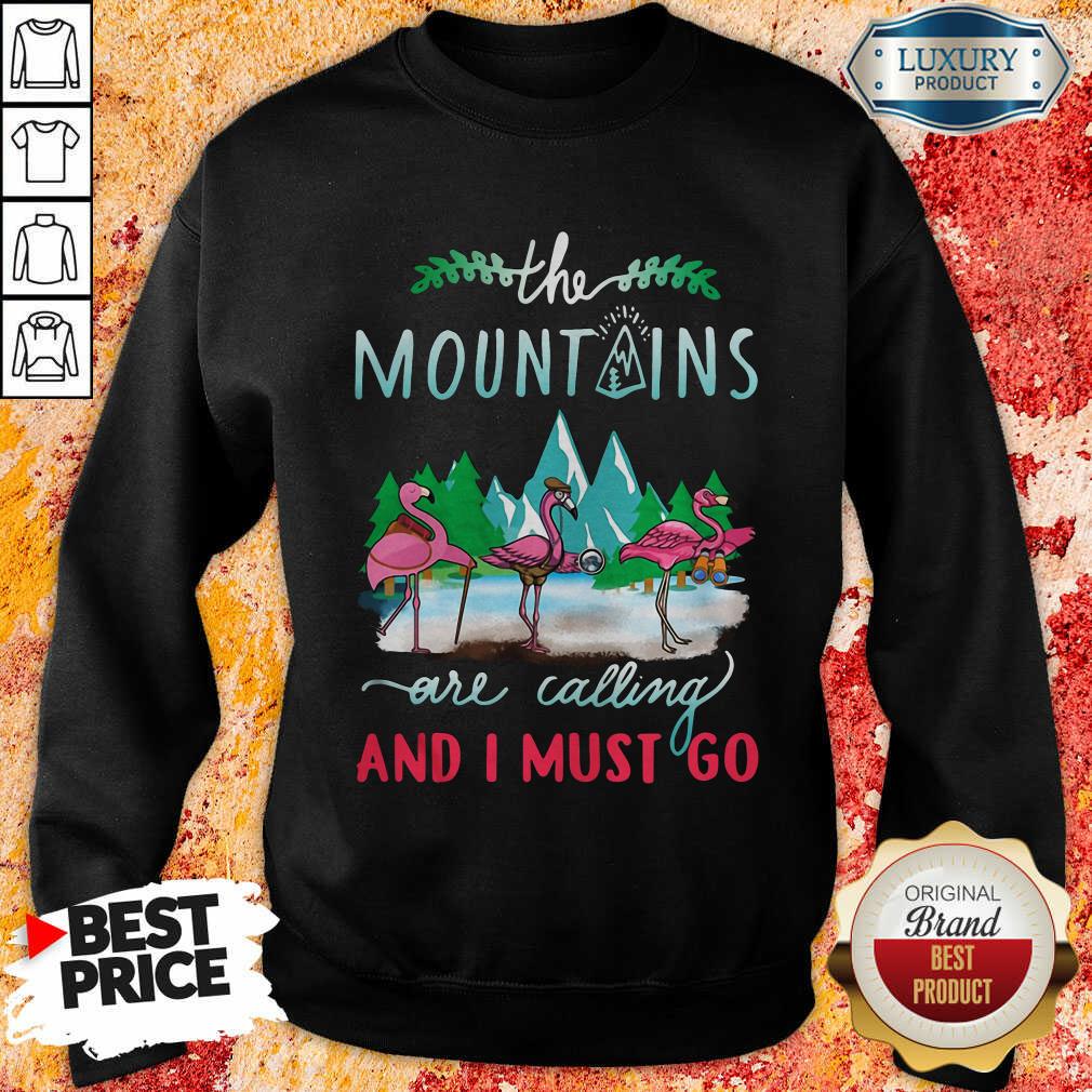 Premium Crane The Mountains Are Calling And I Must Go Shirt