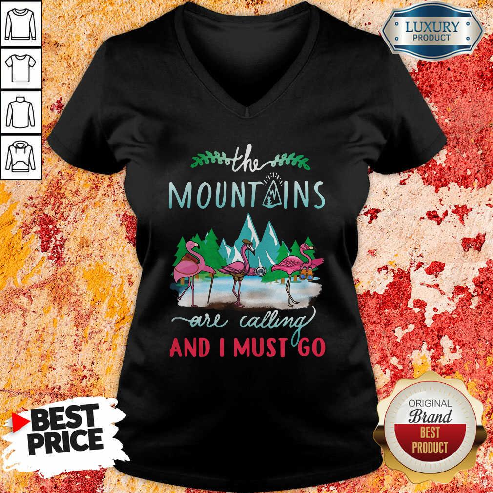 Premium Crane The Mountains Are Calling And I Must Go Shirt