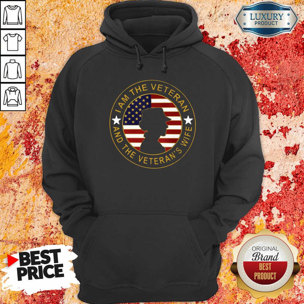 Pretty I Am The Veteran And The Veteran’S Wife American Flag Shirt