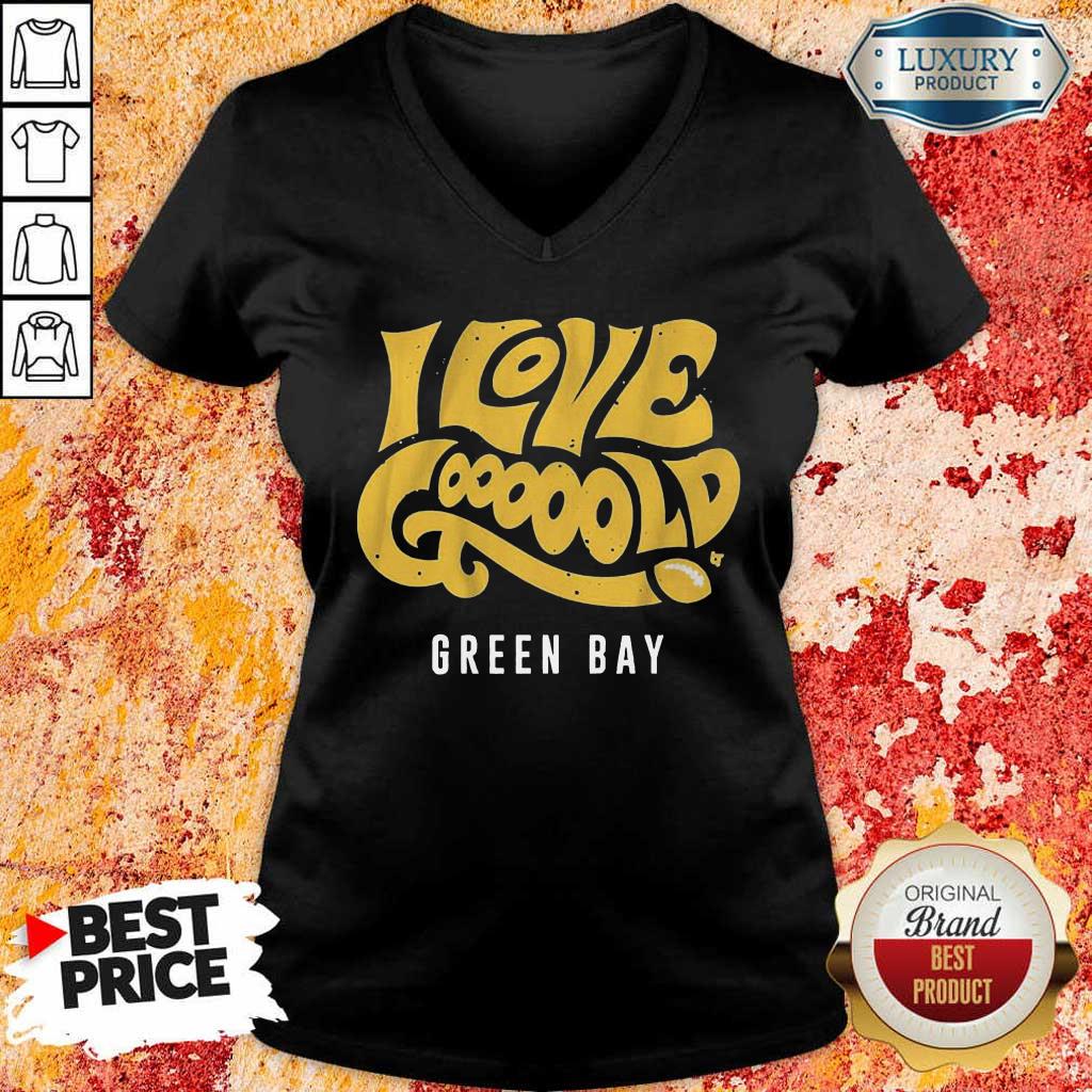 Suspicious Love Gooooold Green Bay Football 3 Shirt