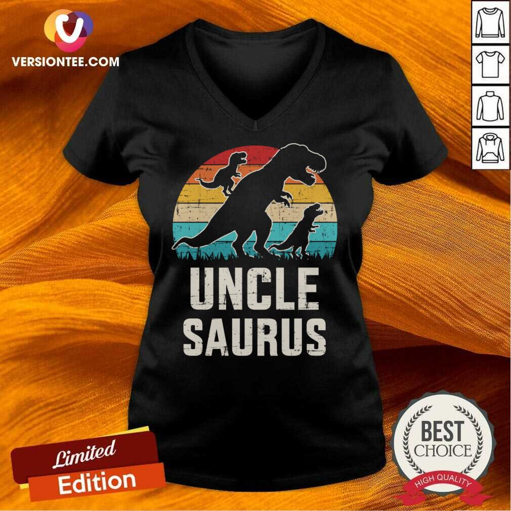 Unclesaurus Vintage Dinosaur For Uncle And Father's Day Shirt