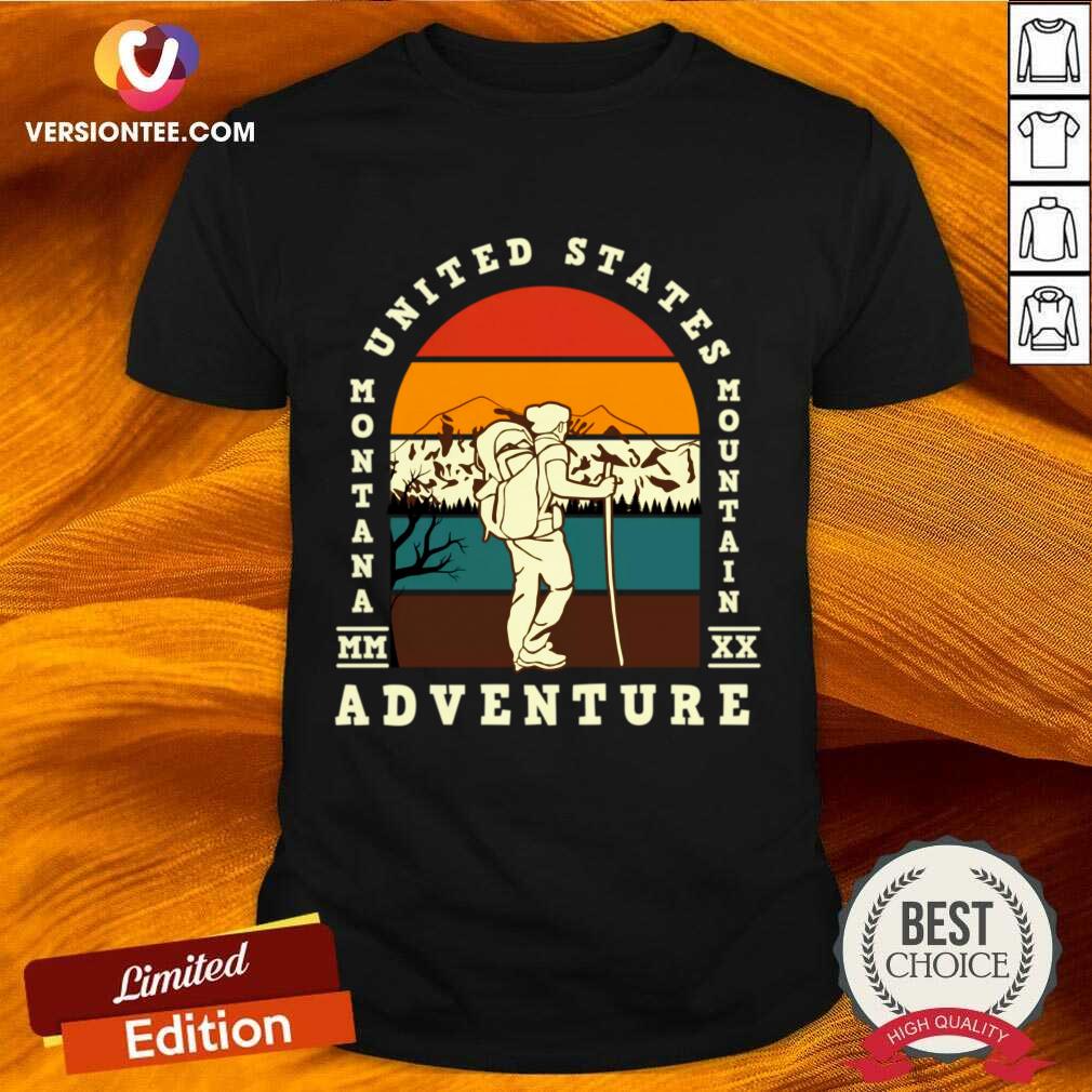 United States Montana Adventure Vintage Shirt