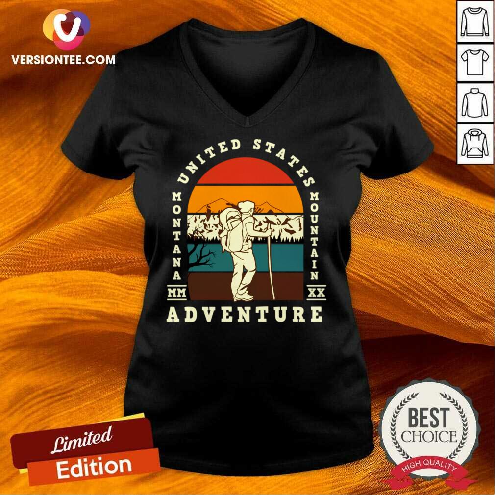 United States Montana Adventure Vintage Shirt