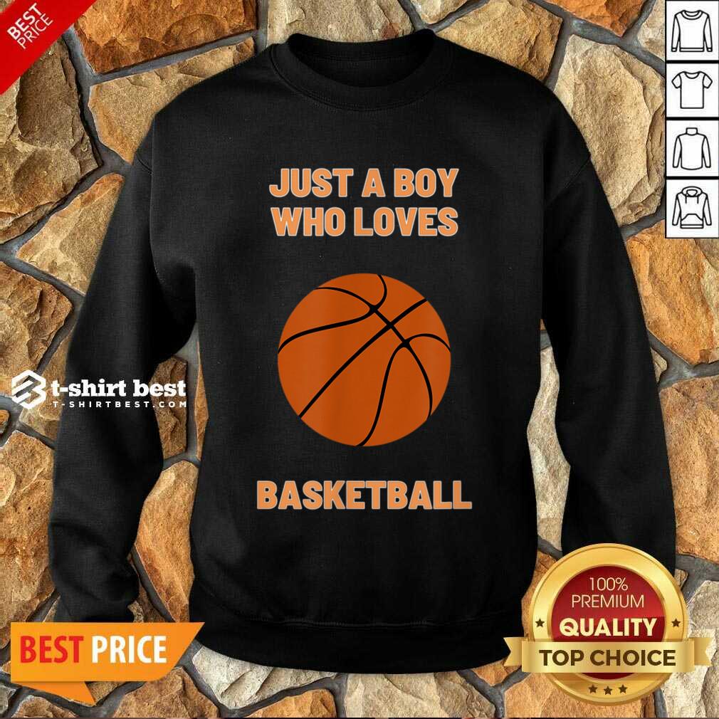 Just A Boy Who Loves 1 Basketball Shirt