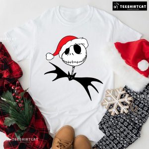 Baby Jack Skellington With Santa Hat Christmas Gifts T-Shirt