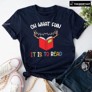 Oh What Fun It Is To Read Christmas T-Shirt
