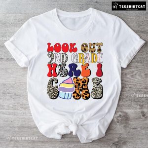Look Out 2nd Grade Here I Come Cupcake Back To School T-Shirt