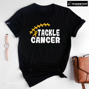 Tackle Cancer Childhood Cancer Awareness T-Shirt