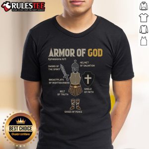Awesome Armor Of God Christian Jesus T-Shirt featuring a bold design and inspirational message for faith-filled wear.