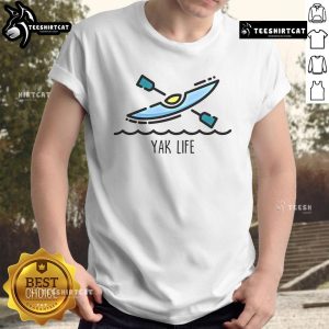 Awesome Yak Life T-Shirt featuring a fun yak graphic, perfect for animal lovers and casual wear enthusiasts.