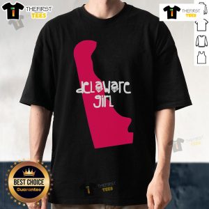 Top Delaware Girl I Love Delaware State Home T-Shirt featuring a stylish design and vibrant colors for proud Delaware residents.