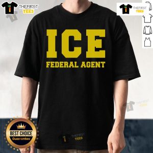 Official Ice Federal Agent Immigration T-Shirt featuring a bold design, perfect for supporters of immigration enforcement.