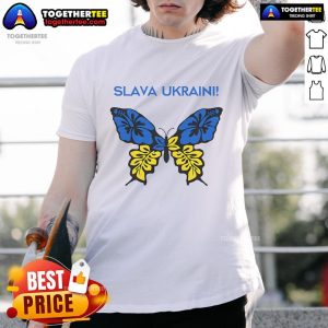 Alt Text: Nice Ukraine Resilience Freedom & Strength Stand With Ukraine T-Shirt showcasing a bold design in support of Ukraine.