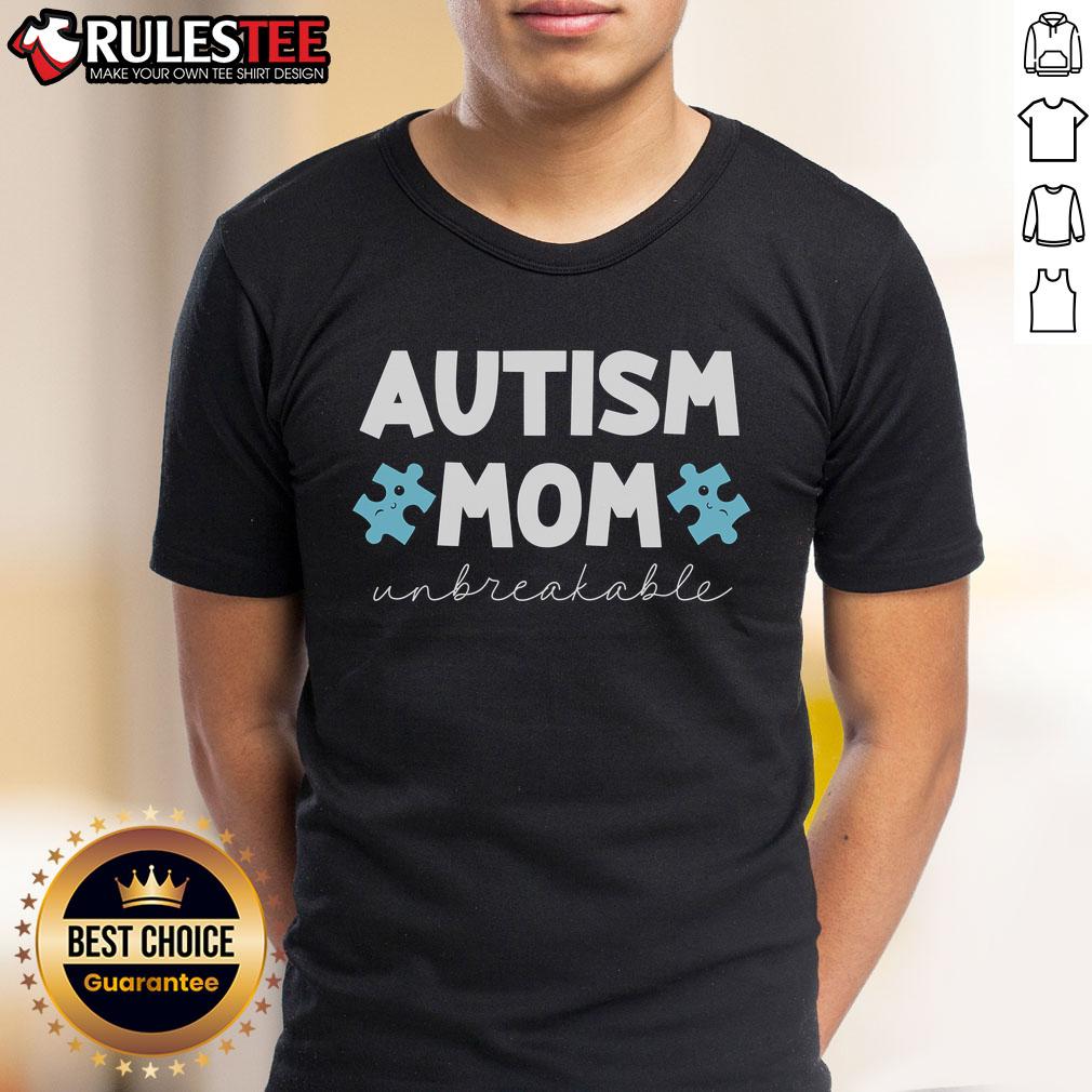 Awesome Autism Mom Unbreakable Autism Awareness T Shirt Awesome Autism Mom Unbreakable Autism Awareness T-Shirt featuring a bold design celebrating autism support and pride.