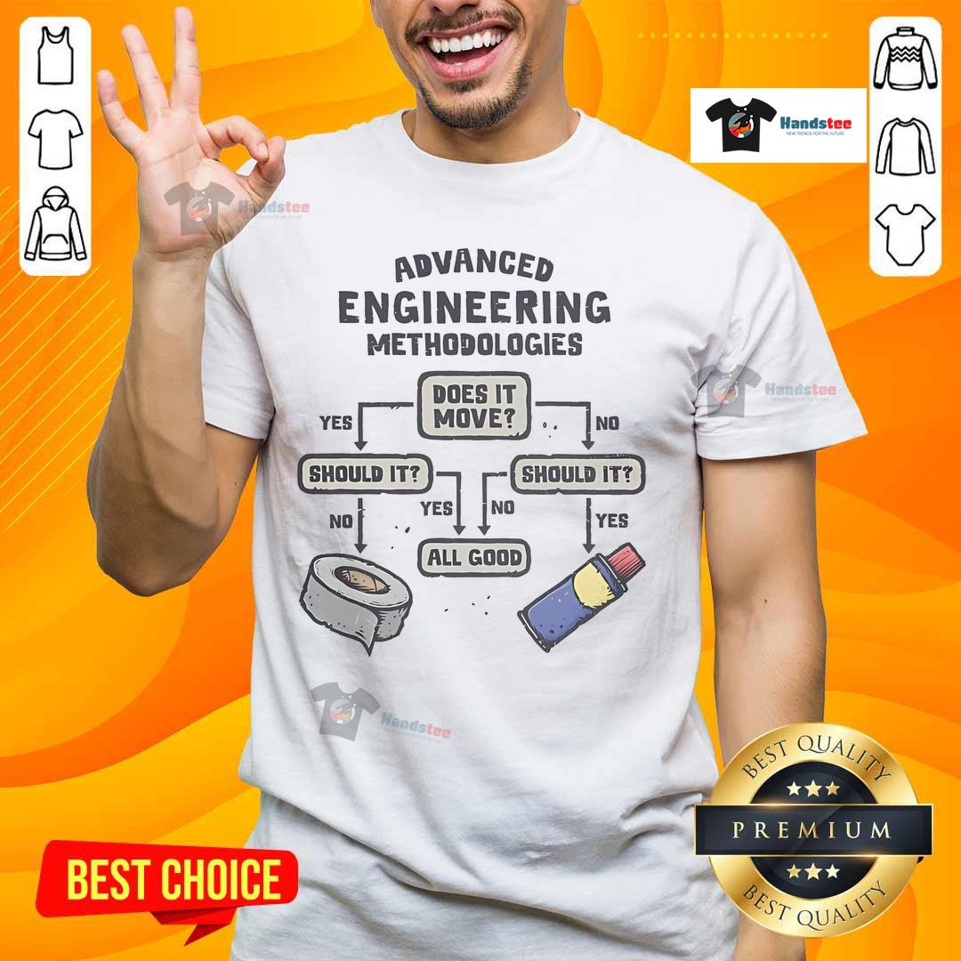 Funny Advanced Engineering Methodologies T Shirt Funny Advanced Engineering Methodologies T-Shirt featuring humorous engineering graphics and clever phrases for tech enthusiasts.