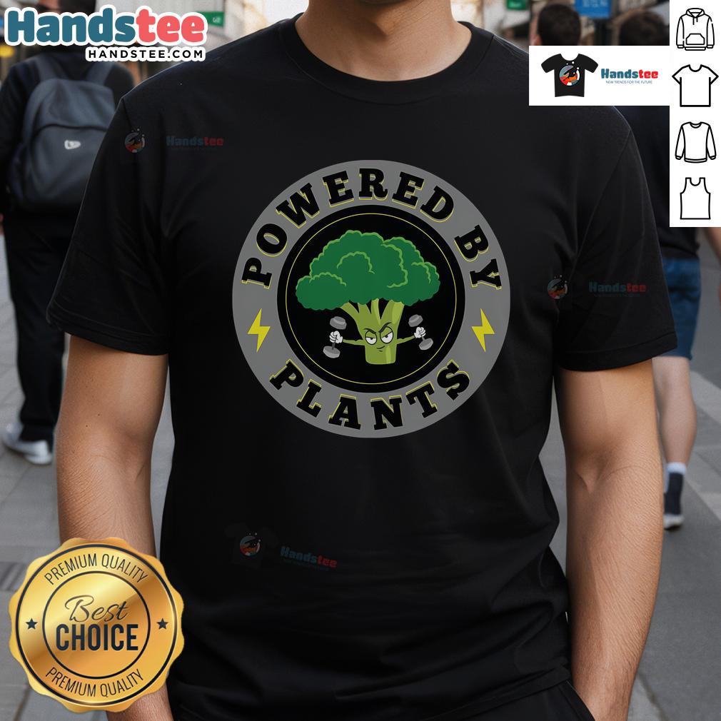 Funny Powered By Plants Vegan Plant Power T Shirt Funny Powered By Plants Vegan Plant Power T-Shirt featuring vibrant graphics and a playful design for plant-based enthusiasts.