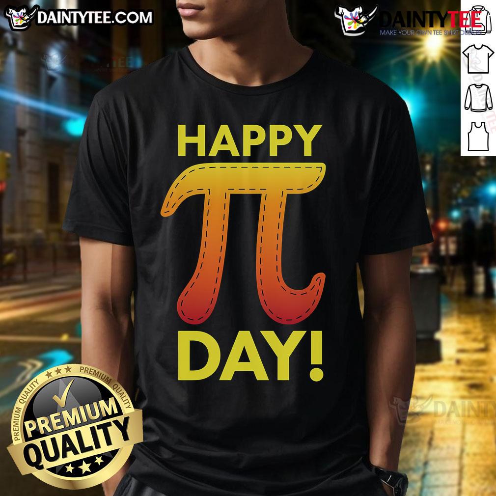 Happy Pi Day T Shirt Happy Pi Day T-Shirt featuring a playful pi symbol and vibrant colors, perfect for math enthusiasts and celebrations.
