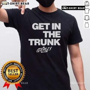 Top Grimzy News Get In The Trunk T-Shirt featuring bold graphics and vibrant colors, perfect for casual wear.