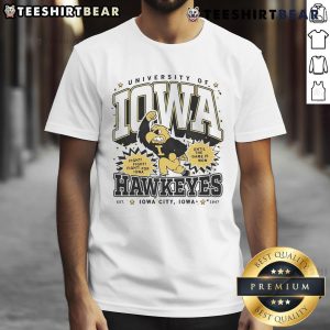 Official University of Iowa Fight Fight Fight Iowa Hawkeyes T-Shirt featuring bold team colors and logo for fans.