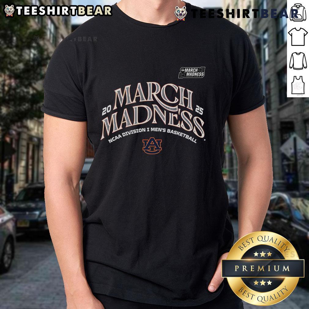 Official Auburn Men'S Basketball 2025 March Madness Bound T Shirt Official Auburn Men's Basketball 2025 March Madness Bound T-shirt featuring team logo and vibrant design.