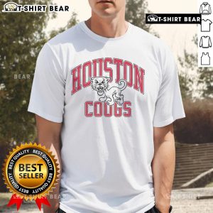 Top Houston Coogs Arch T-Shirt featuring vibrant colors and a stylish design for fans of the University of Houston.