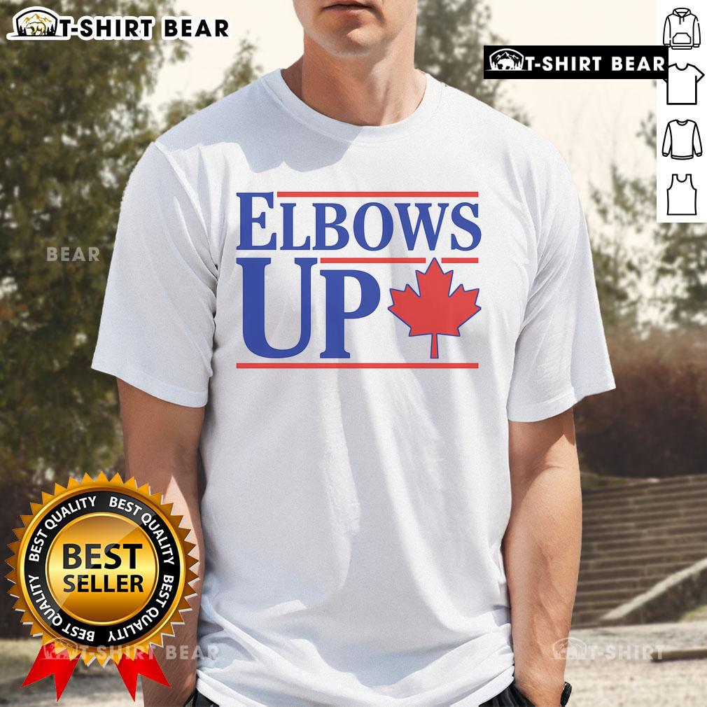 Pretty Elbows Up Canada T Shirt Pretty Elbows Up Canada T-Shirt featuring a vibrant design showcasing Canadian pride and style.