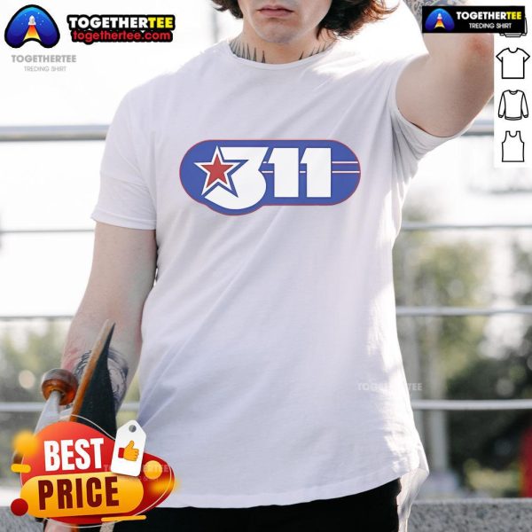 Top 311 Air Force Logo T-Shirt featuring a bold design and military-inspired graphics for fans and veterans.